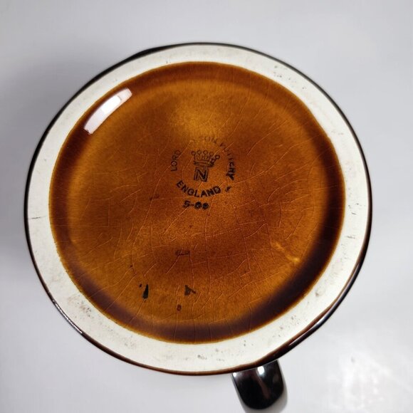 Lord Nelson Ware Beer Stein Mug Horse Elijah Cotton Stafford England Vintage 70s - Picture 6 of 7